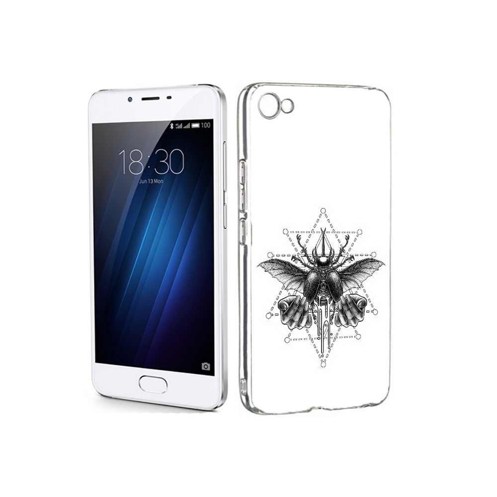 

Чехол MyPads Tocco для Meizu U20 скарабей (PT50622.85.601), Прозрачный, Tocco