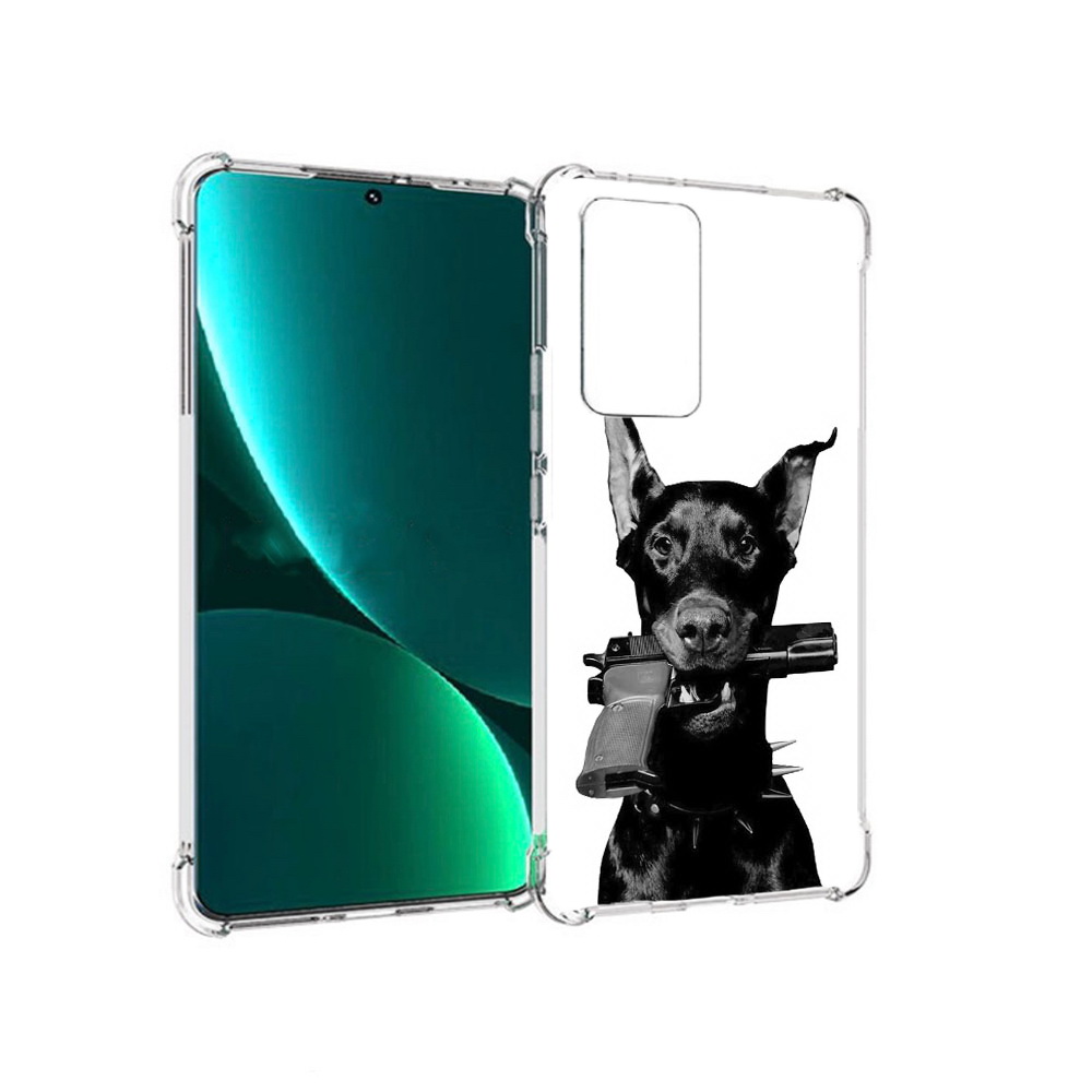

Чехол MyPads Tocco для Xiaomi 12 Pro доберман с пистолетом (PT226953.293.331), Прозрачный, Tocco