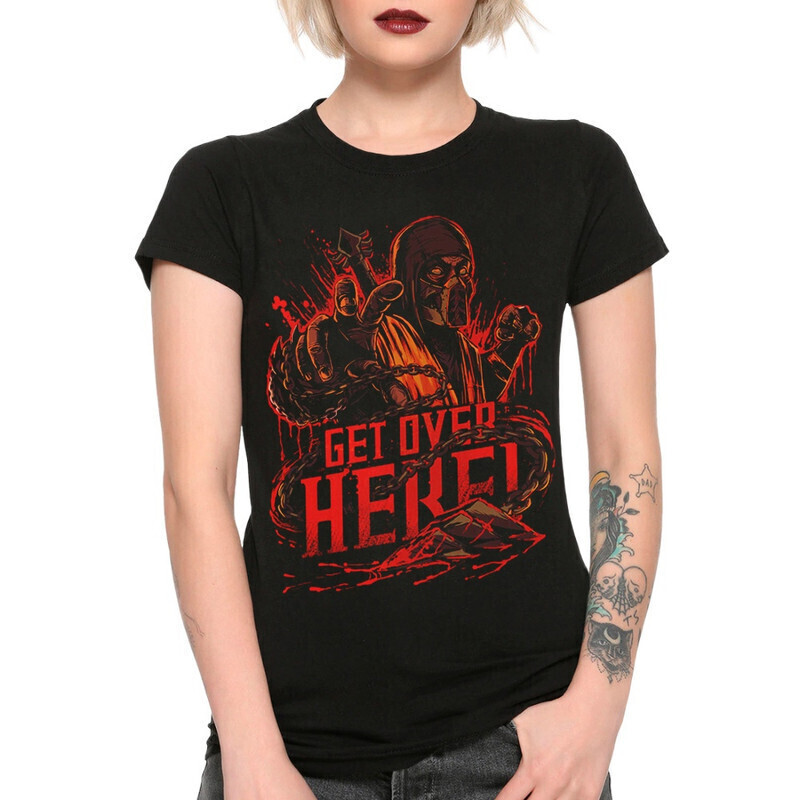 фото Футболка женская dream shirts скорпион "get over here!" 10007481 черная s