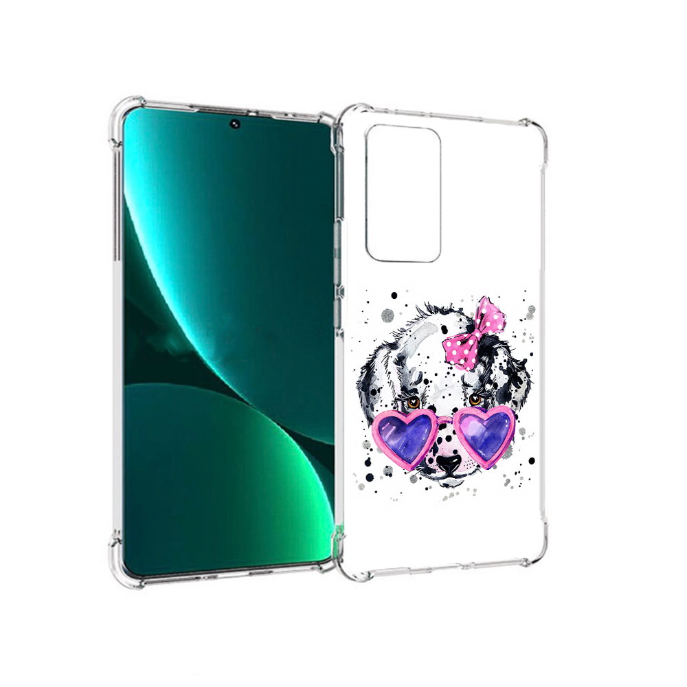 

Чехол MyPads Tocco для Xiaomi 12 Pro долматинец в очках (PT226953.293.337), Прозрачный, Tocco