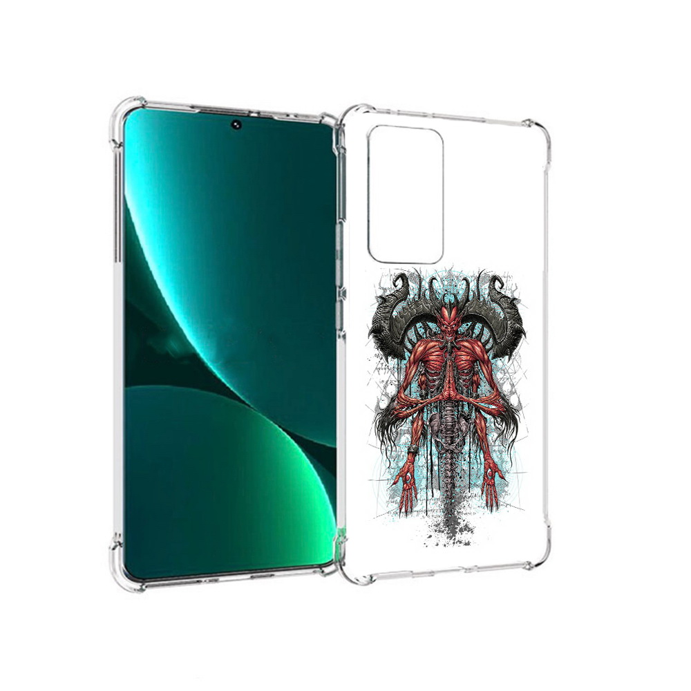 

Чехол MyPads Tocco для Xiaomi 12 Pro дьявол (PT226953.293.340), Прозрачный, Tocco