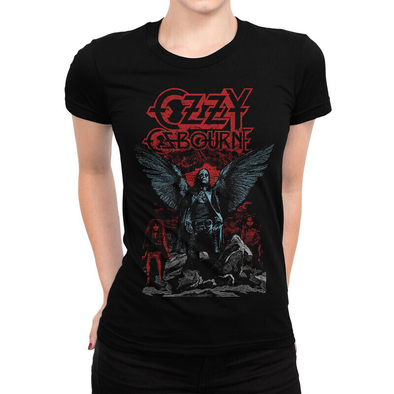 

Футболка женская Dream Shirts Оззи Осборн Женская 10007491 черная 3XL, Оззи Осборн Женская 10007491