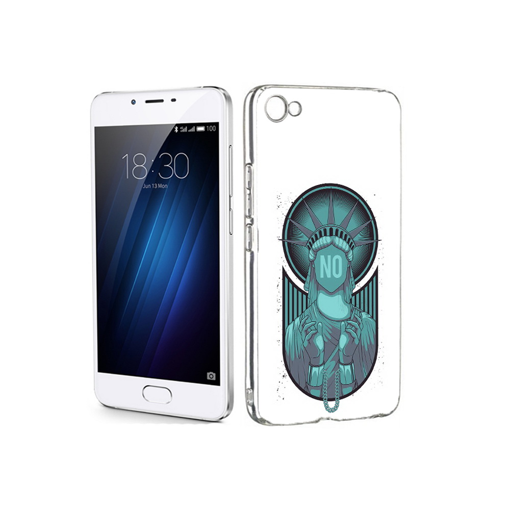 

Чехол MyPads Tocco для Meizu U20 статуя свободы зеленый (PT50622.85.623), Прозрачный, Tocco