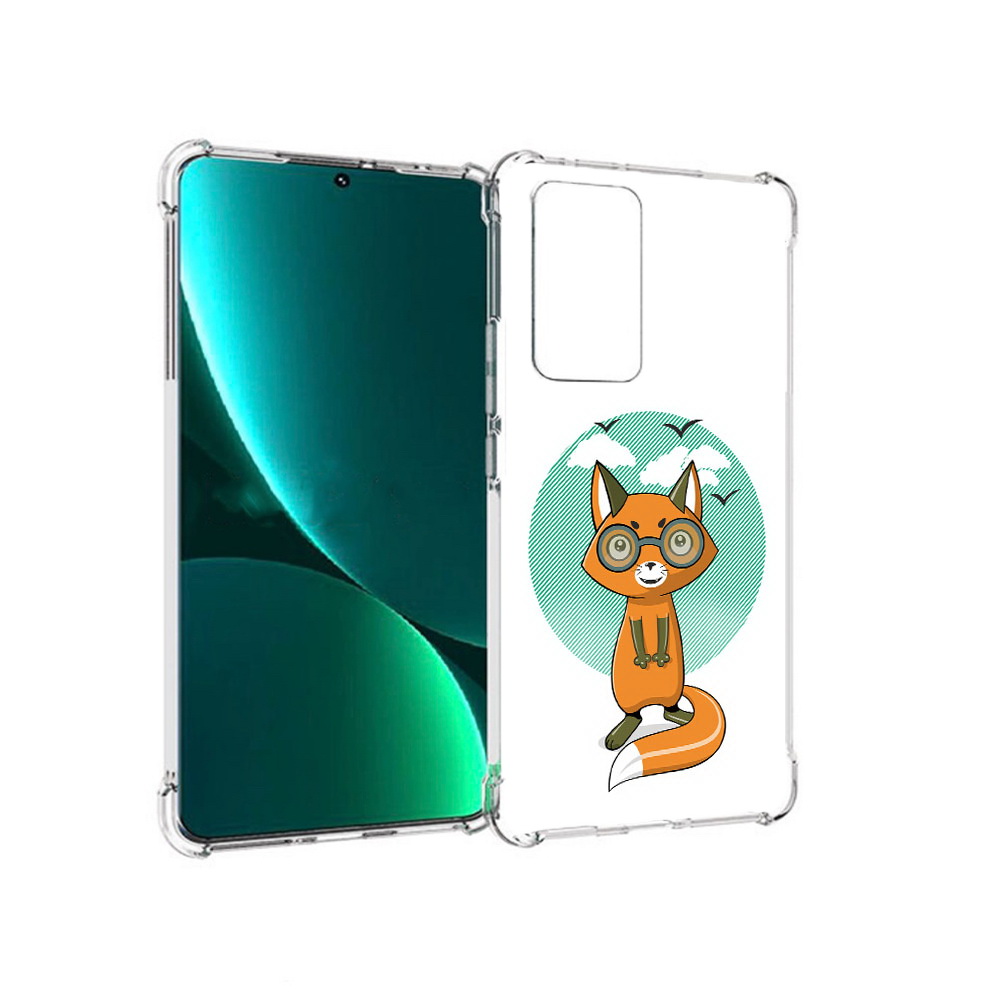

Чехол MyPads Tocco для Xiaomi 12 Pro задумчивая лиса (PT226953.293.348), Прозрачный, Tocco