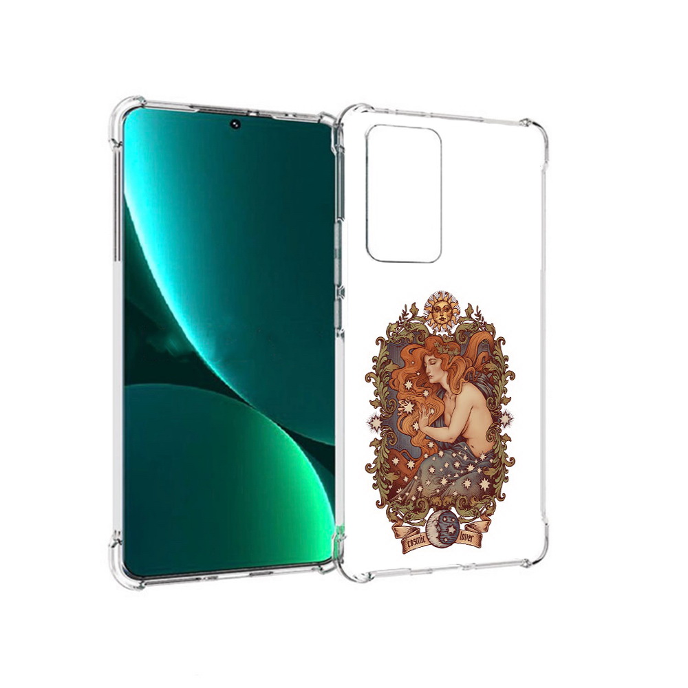 

Чехол MyPads Tocco для Xiaomi 12 Pro звездная девушка абстракция (PT226953.293.351), Прозрачный, Tocco