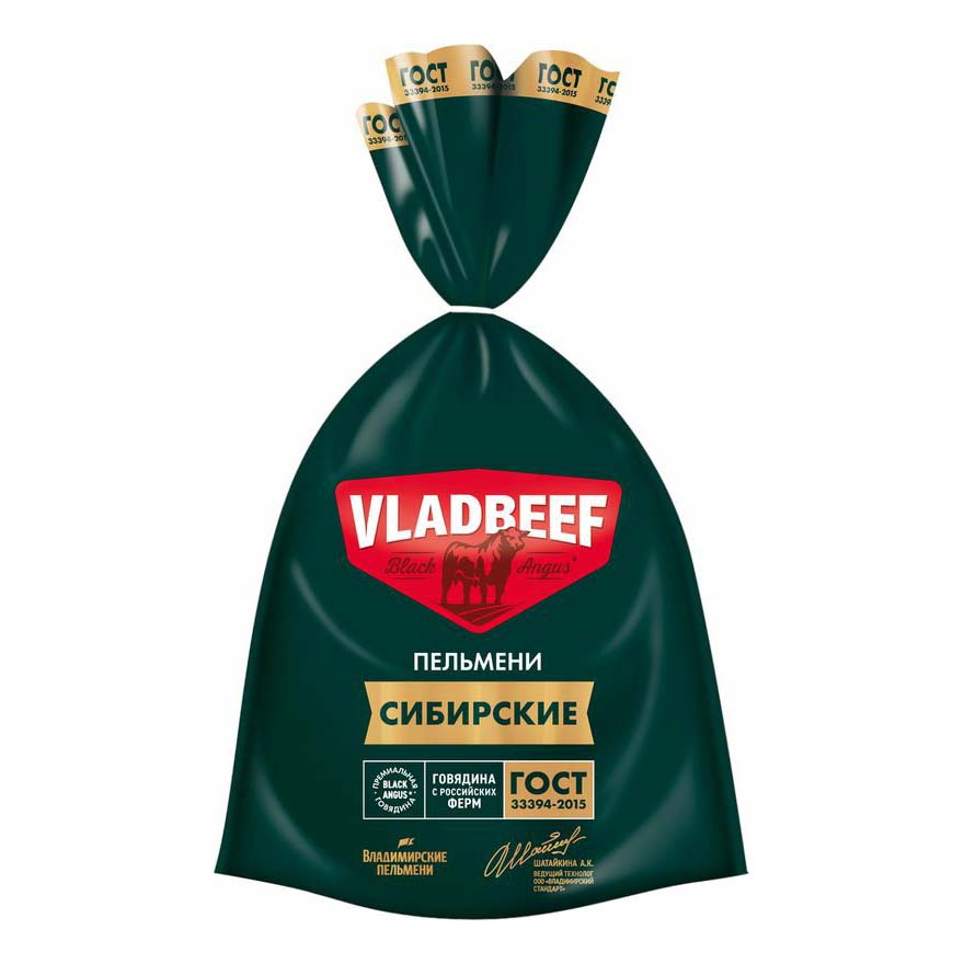 

Пельмени Vladbeef Сибирские 800 г