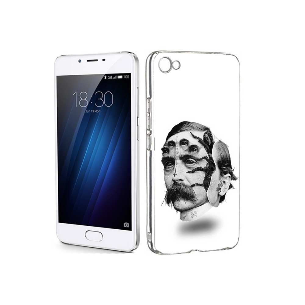 

Чехол MyPads Tocco для Meizu U20 страшное лицо мужчины (PT50622.85.629), Прозрачный, Tocco