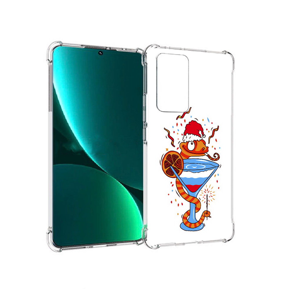 

Чехол MyPads Tocco для Xiaomi 12 Pro змейка (PT226953.293.364), Прозрачный, Tocco