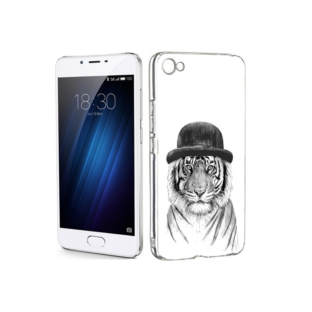 

Чехол MyPads Tocco для Meizu U20 тигр британец (PT50622.85.641), Прозрачный, Tocco