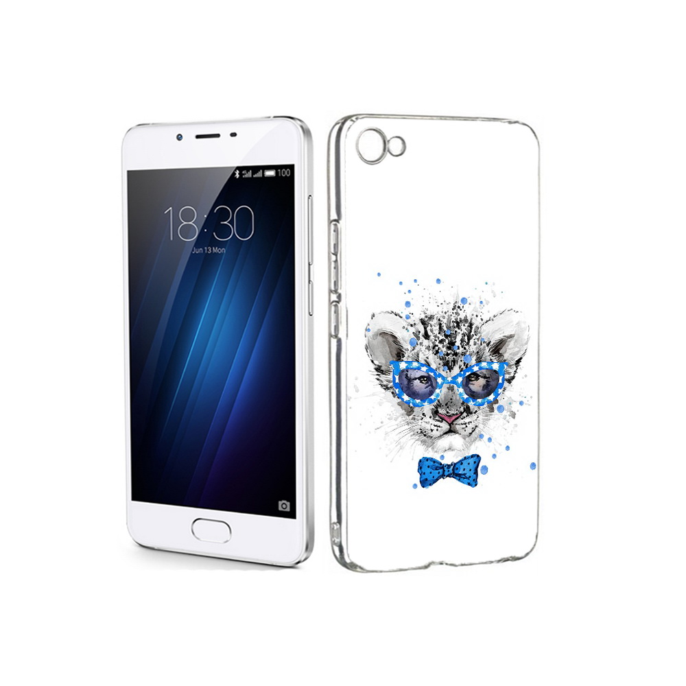 

Чехол MyPads Tocco для Meizu U20 тигренок с бабочкой (PT50622.85.642), Прозрачный, Tocco