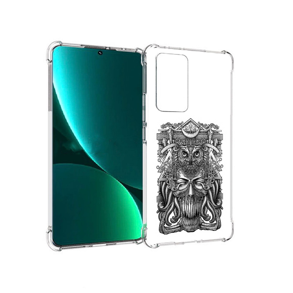 

Чехол MyPads Tocco для Xiaomi 12 Pro зубастая сова (PT226953.293.369), Прозрачный, Tocco