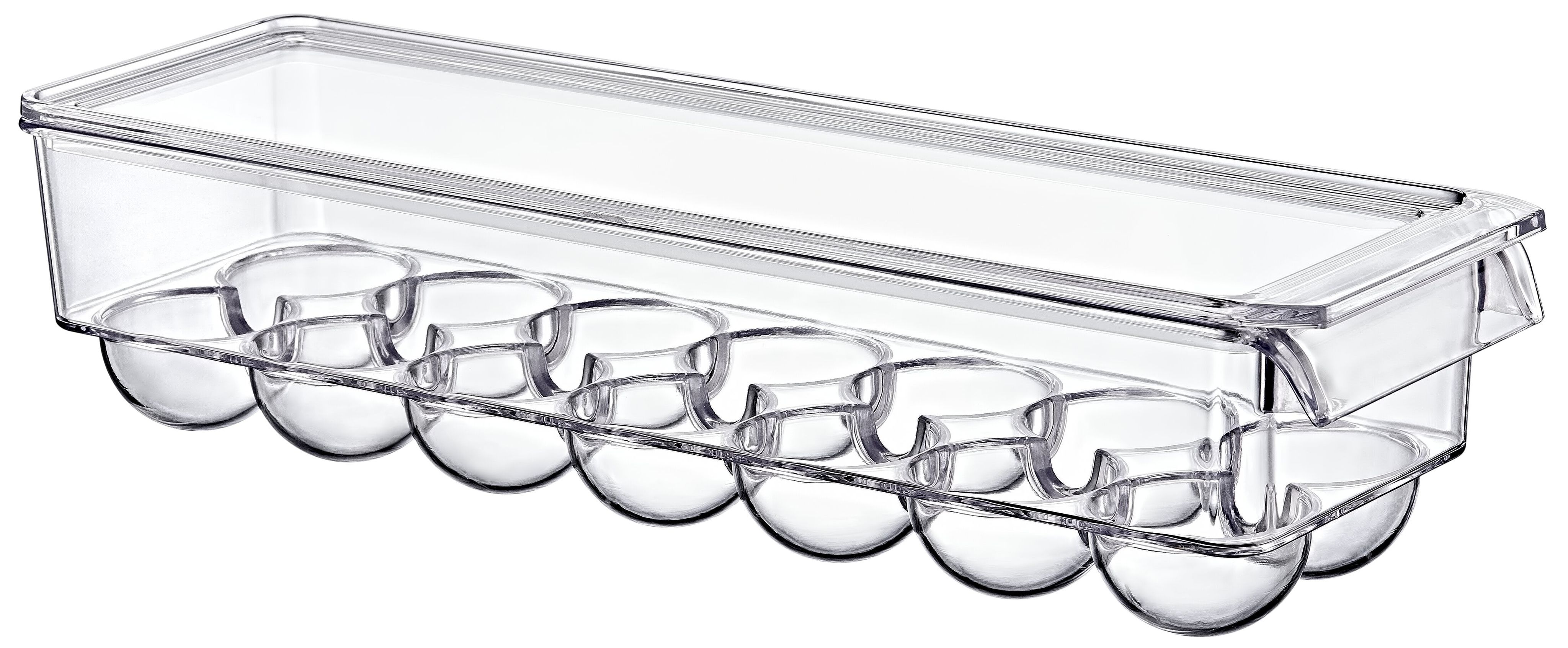 

Органайзер EmHouse для холодильника хранение яиц - 14 мест, Прозрачный, EP-632