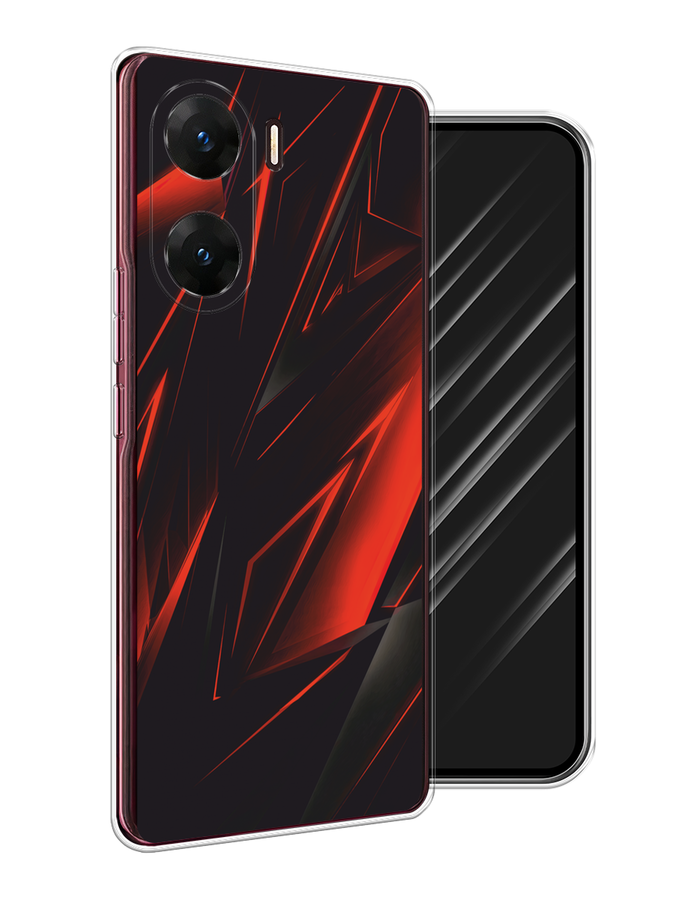 

Чехол Awog на Vivo V29e "Игровой фон", Бордовый;красный;черный, 269450-1