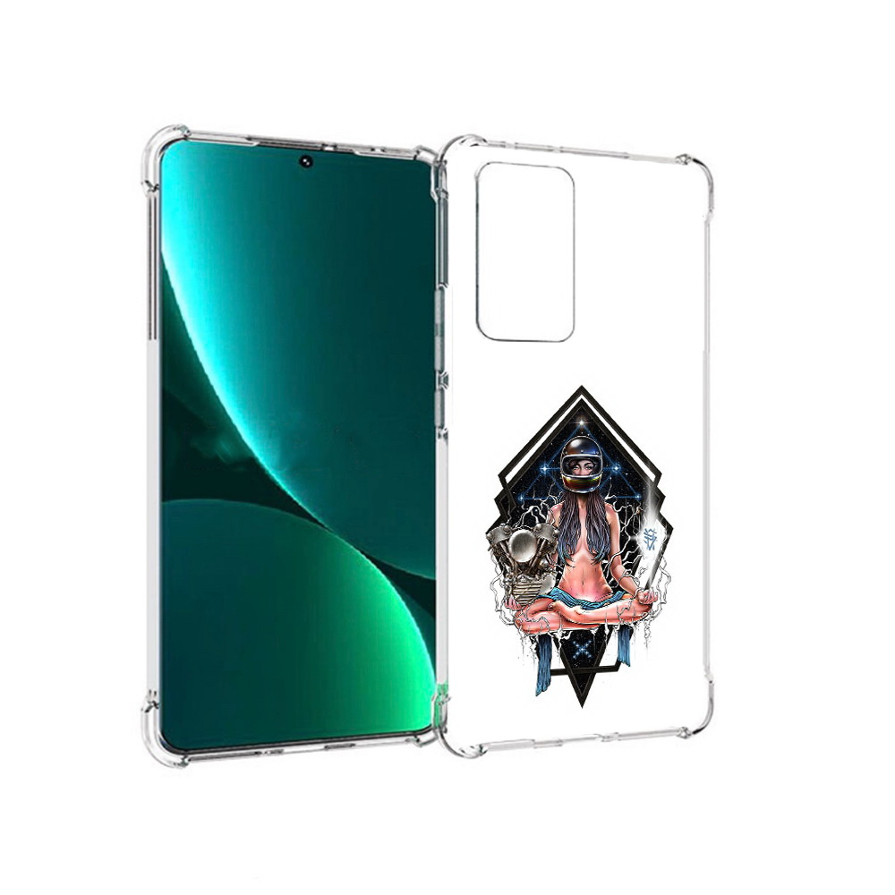 

Чехол MyPads Tocco для Xiaomi 12 Pro красивая девушка в шлеме (PT226953.293.406), Прозрачный, Tocco