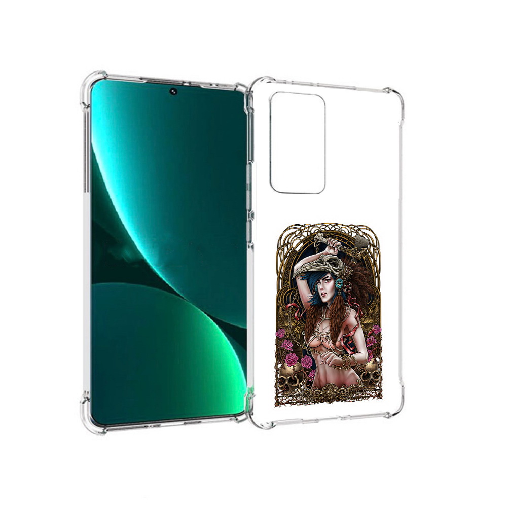 

Чехол MyPads Tocco для Xiaomi 12 Pro красивая девушка рисунок (PT226953.293.407), Прозрачный, Tocco