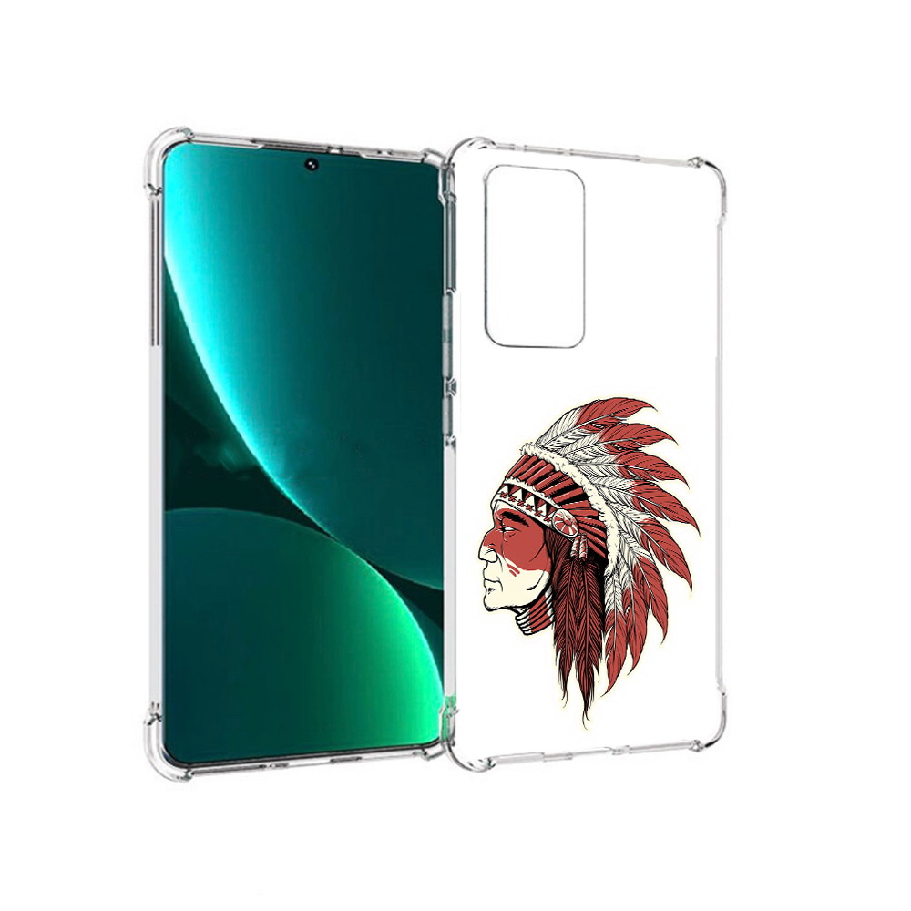 

Чехол MyPads Tocco для Xiaomi 12 Pro красный индеец (PT226953.293.411), Прозрачный, Tocco