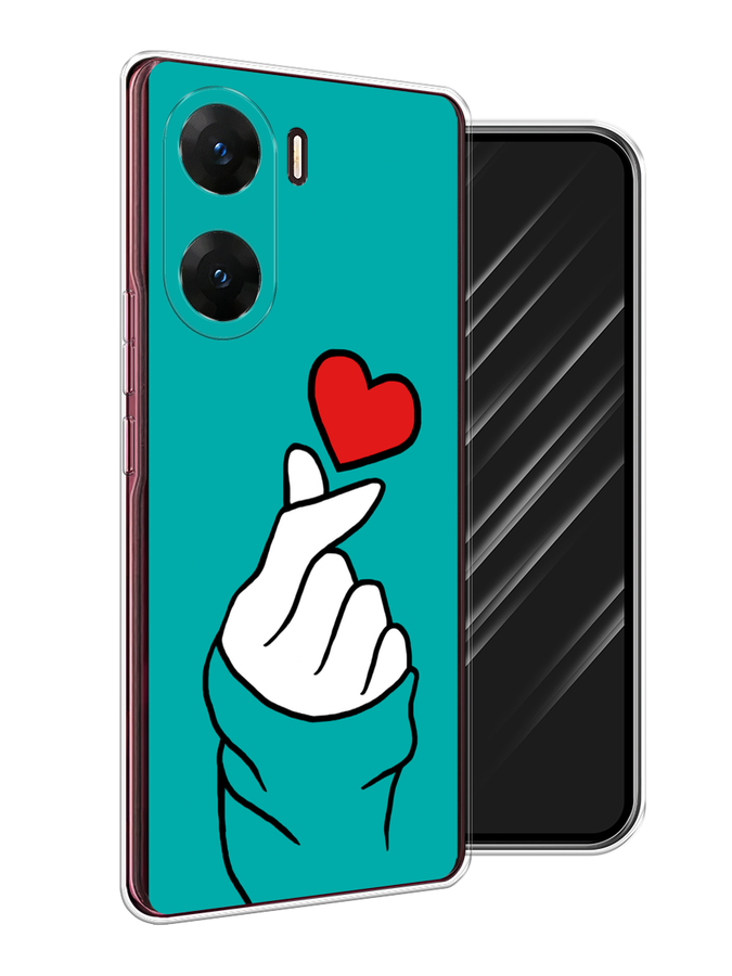 

Чехол Awog на Vivo V29e "Маленькое сердечко", Голубой;белый;красный, 269450-1