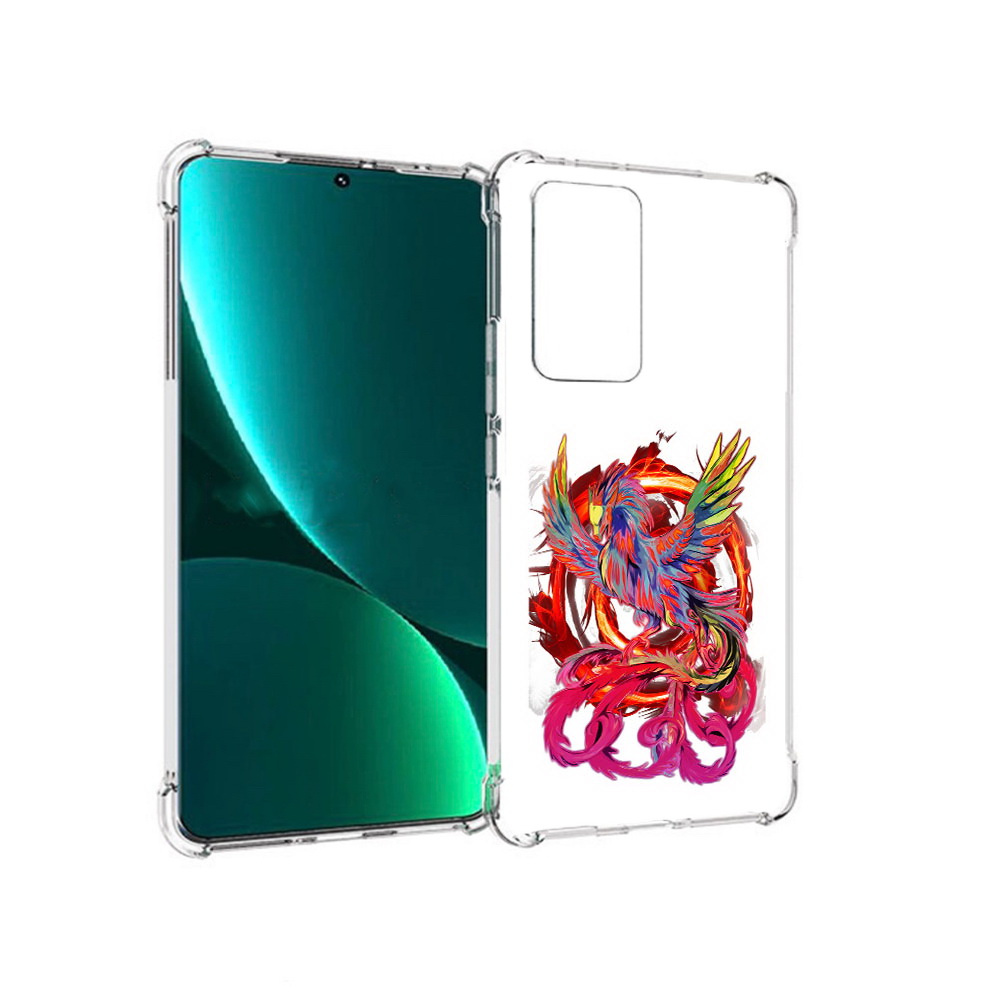 

Чехол MyPads Tocco для Xiaomi 12 Pro красочный феникс (PT226953.293.414), Прозрачный, Tocco