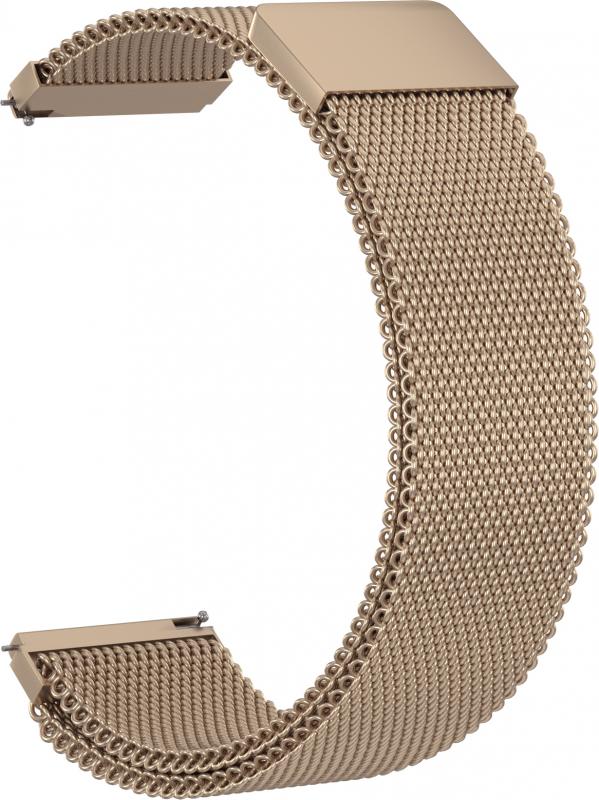 

Ремешок металлический Milanese Loop 22 для Elari KidPhone "Ну погоди" (Шампань)