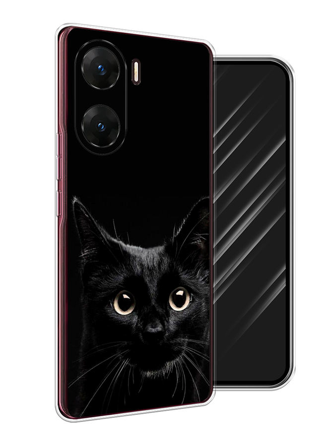 

Чехол Awog на Vivo V29e "Добрый кот", Черный, 269450-1