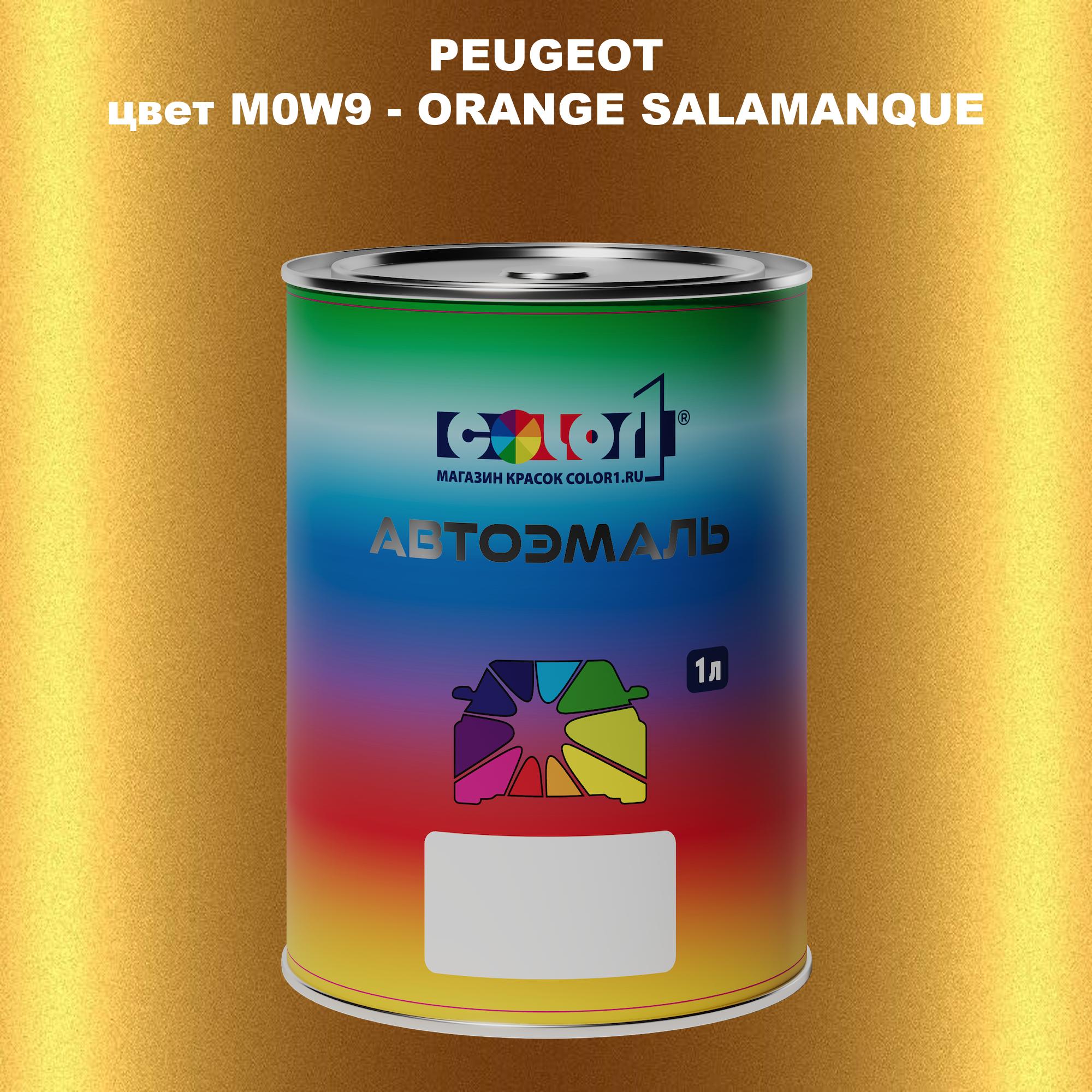 

Автомобильная краска COLOR1 для PEUGEOT, цвет M0W9 - ORANGE SALAMANQUE, Прозрачный