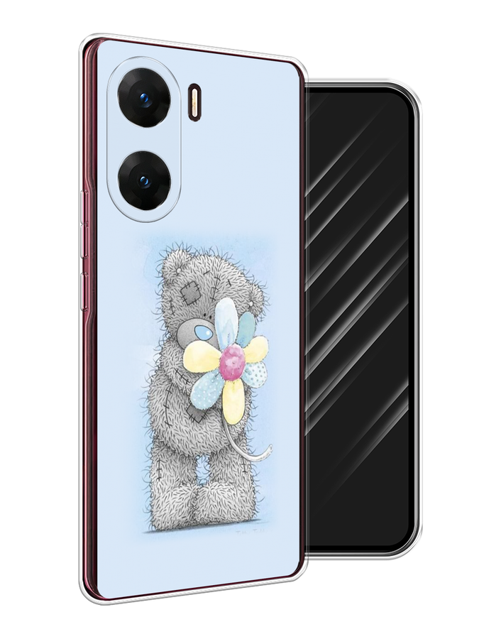 

Чехол Awog на Vivo V29e "Me to you с ромашкой", Голубой;серый;желтый, 269450-1