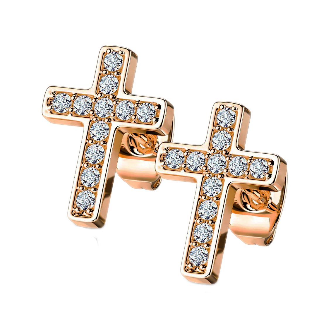 

Серьги из стали Spikes SE3033-RD, фианит, SE3033-RD