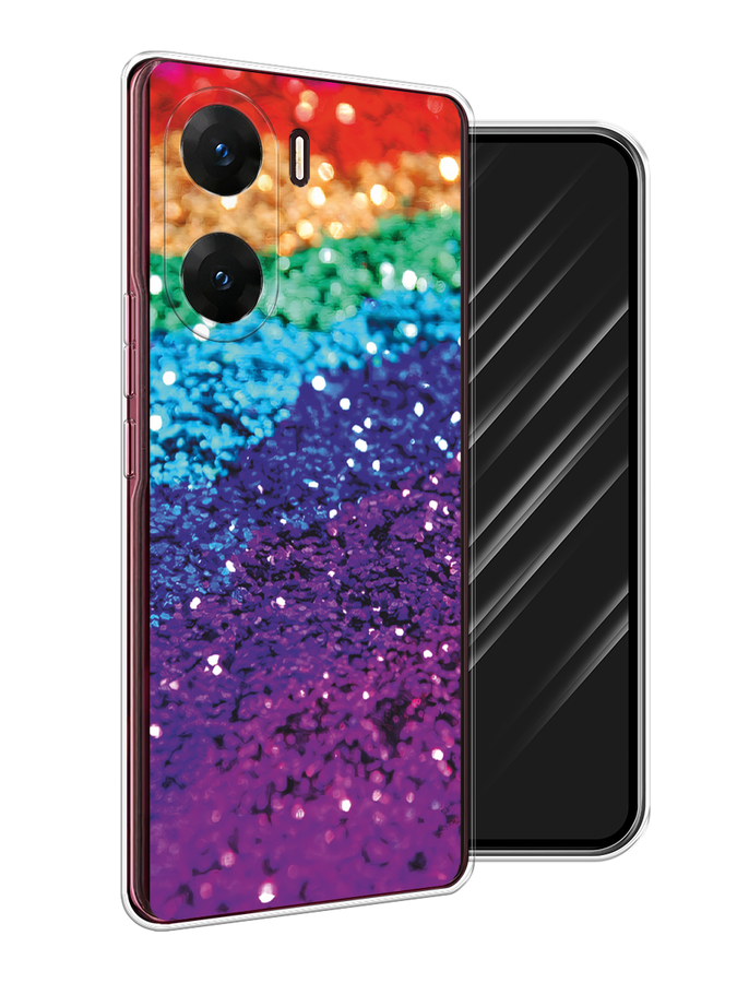 

Чехол Awog на Vivo V29e "Блестящая радуга рисунок", Разноцветный, 269450-1