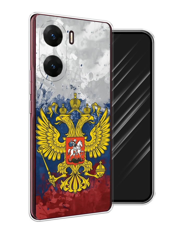 

Чехол Awog на Vivo V29e "РФ", Белый;синий;красный, 269450-1