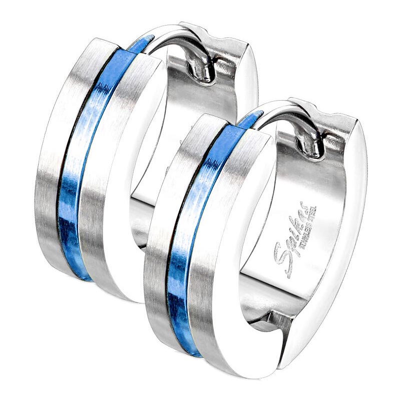 

Серьги конго из стали Spikes SE3517-B, SE3517-B