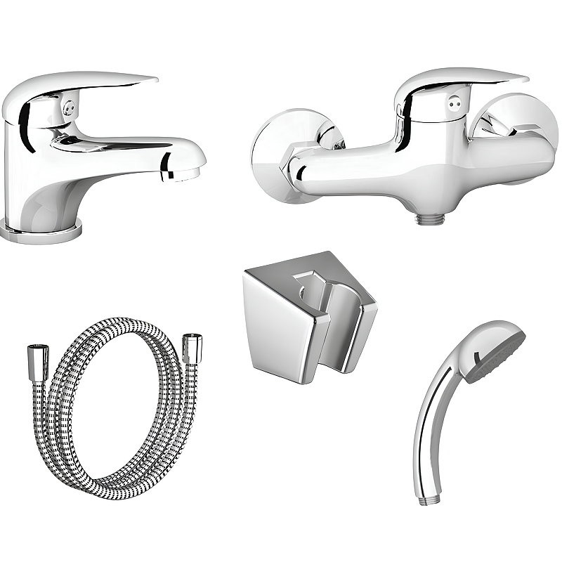 

Комплект смесителей Ravak Suzan Set SN 70508019 Хром, Серебристый