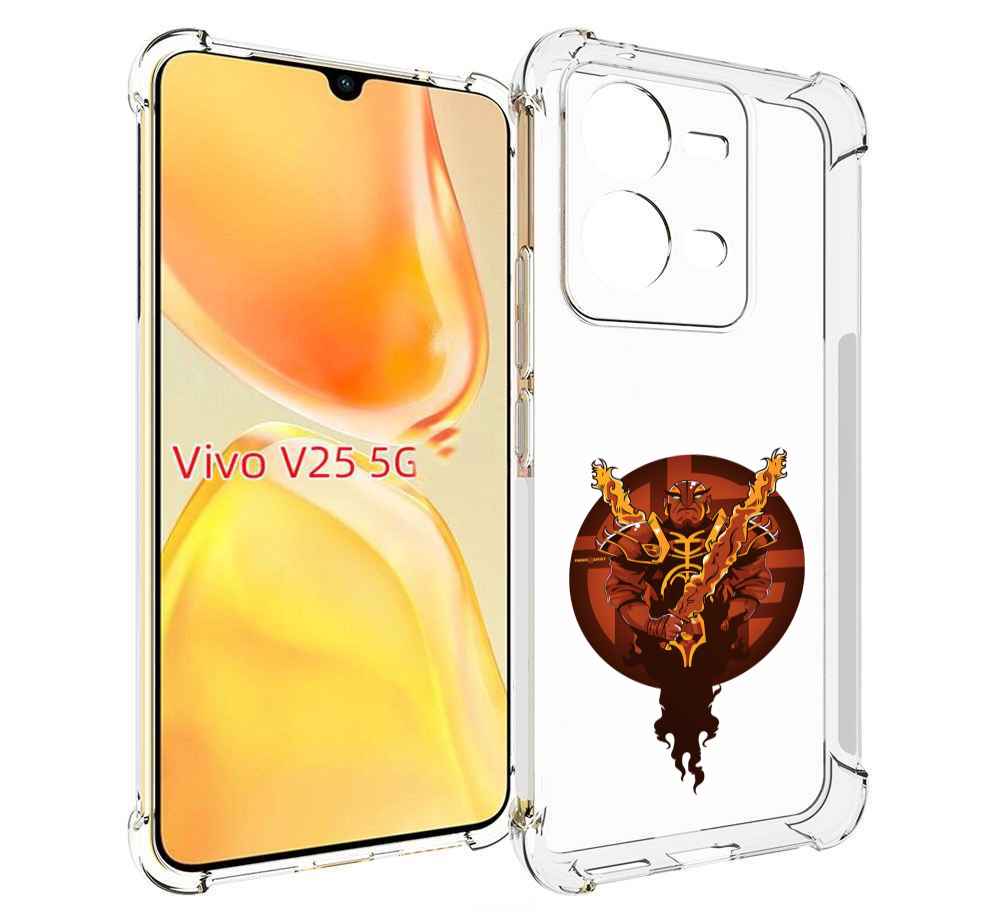 

Чехол MyPads ember spirit для Vivo V25 5G / V25e, Прозрачный, Tocco