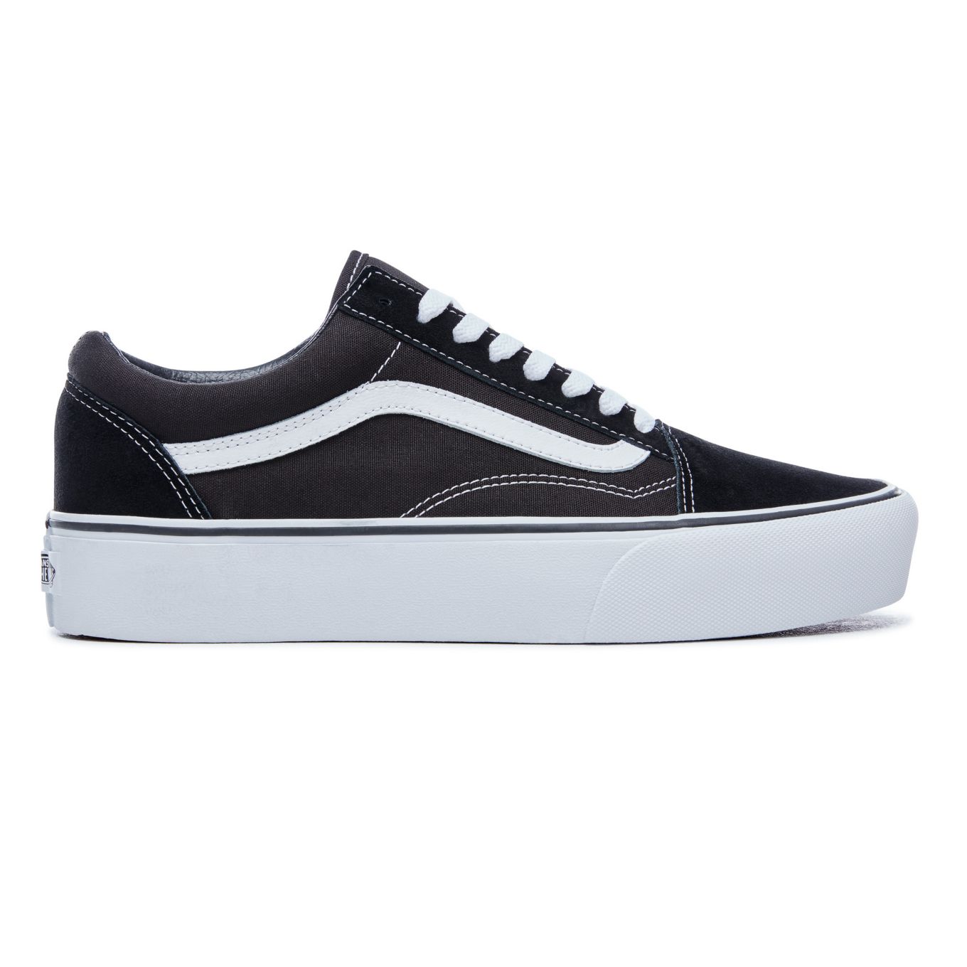 

Кеды мужские Vans Ua Old Skool Platfor черные 41 EU, Ua Old Skool Platfor