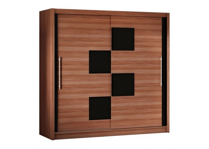 

Шкаф-купе Амадеус-24 для одежды двухдверный 90x230x40 Мегамебель, Коричневый, Амадеус-24