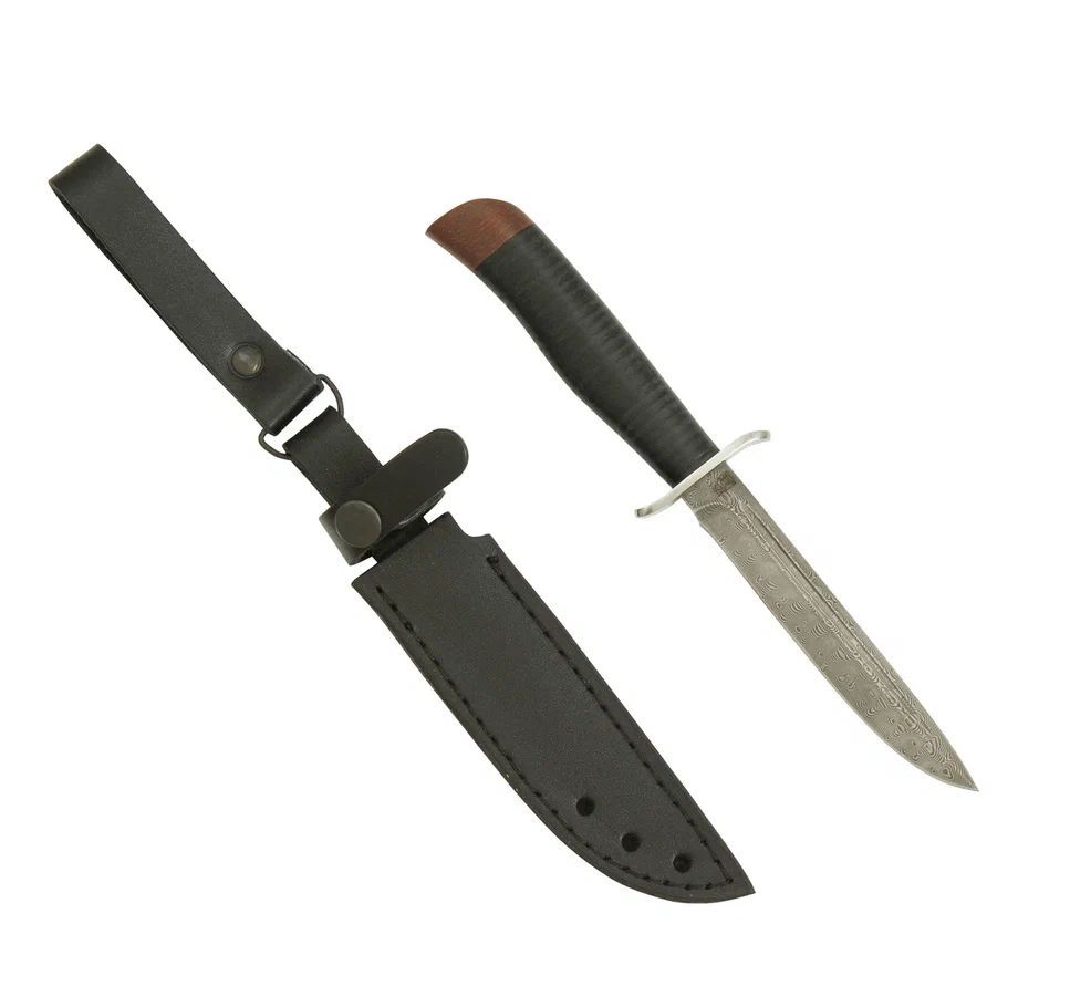 Нож Златоустовский оружейный завод Финка НКВД нержавеющая дамасская сталь 11210₽