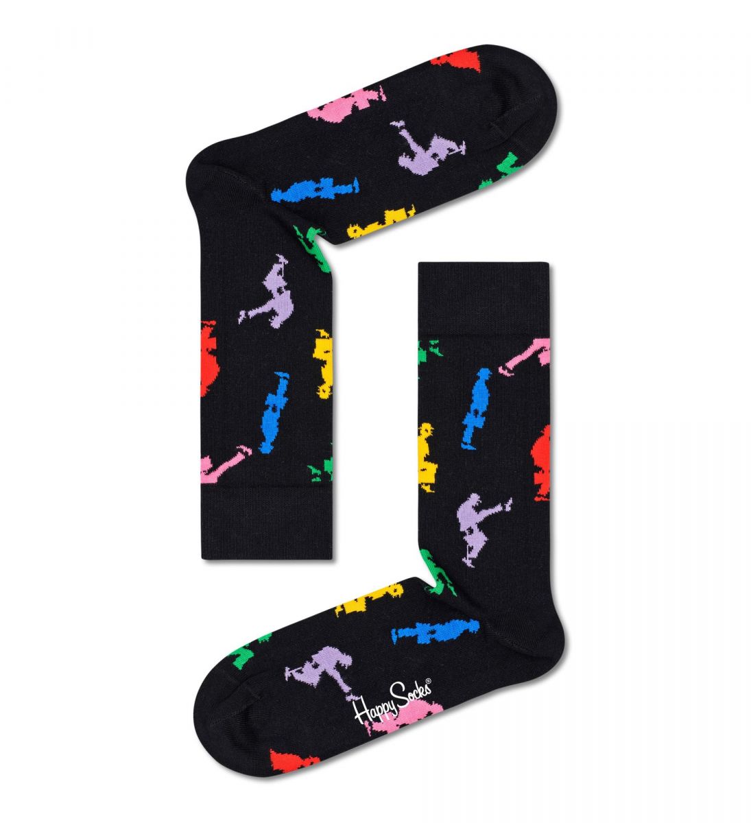 

Носки унисекс Happy Socks MPY01 9300 черные 29, Черный, MPY01 9300
