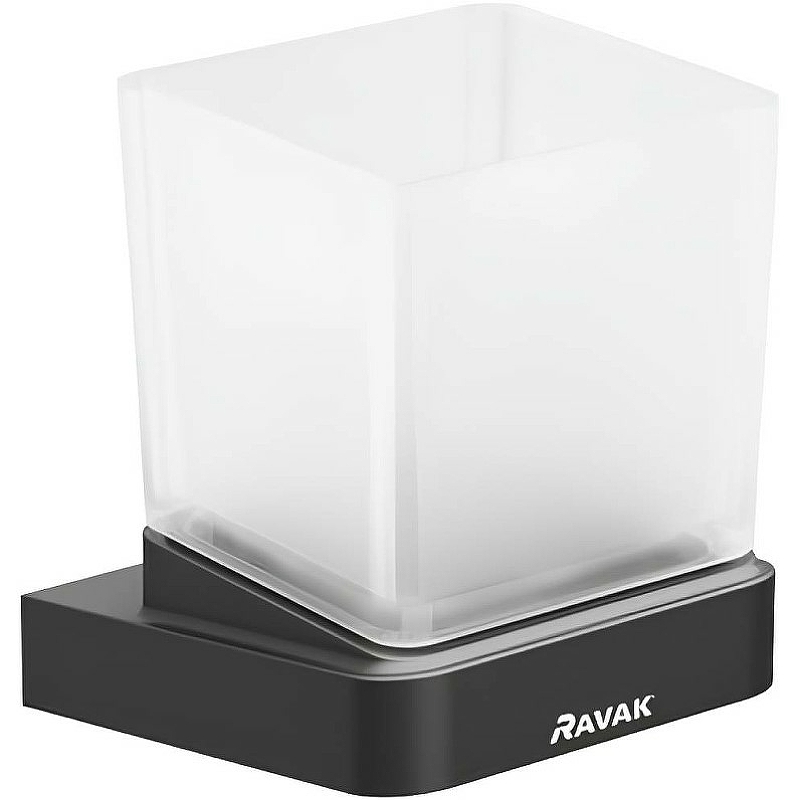 

Ravak Стакан для зубных щеток Ravak 10° X07P557 Черный матовый