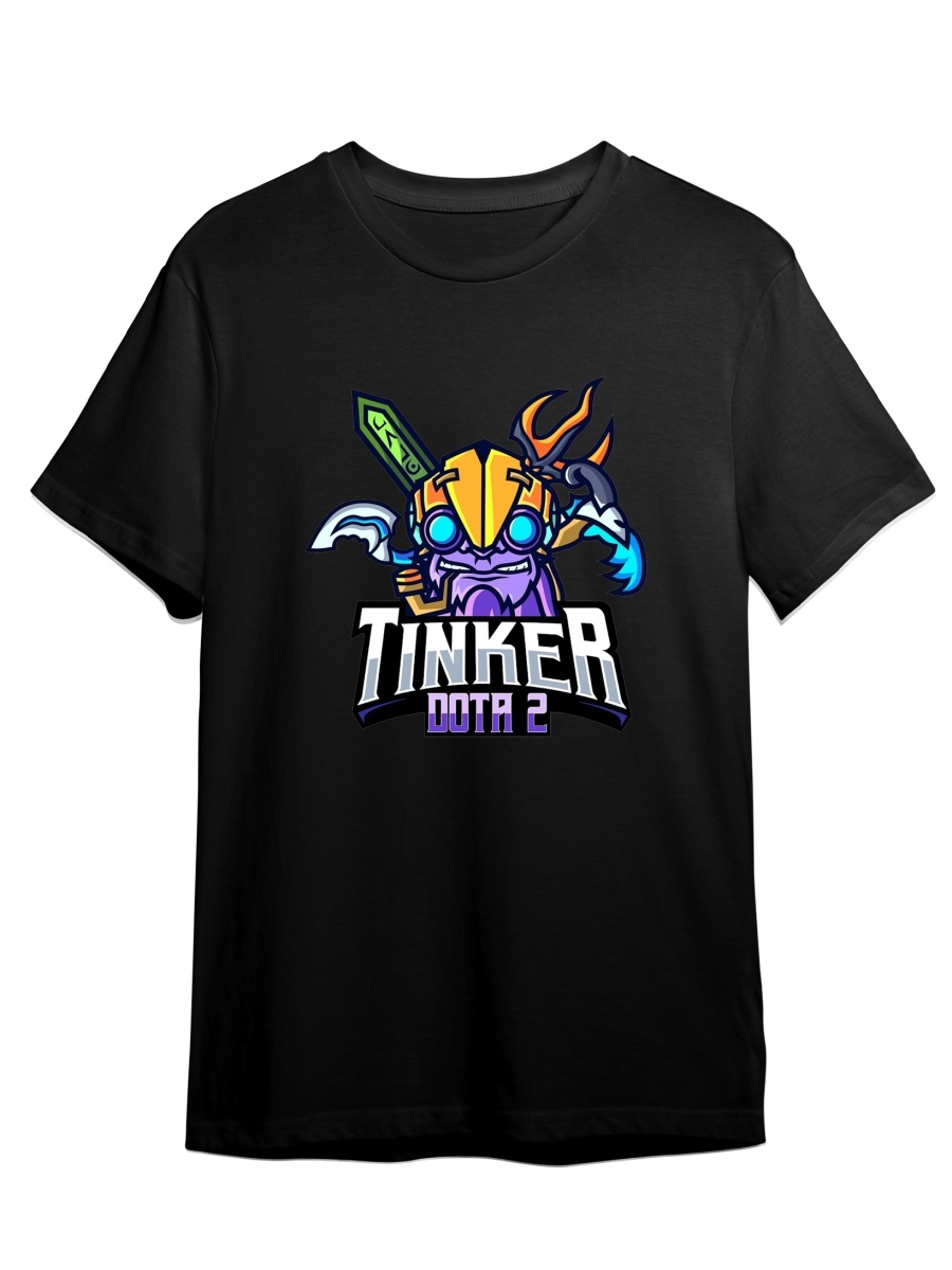 фото Футболка унисекс сувенирshop dota 2/дота 2/tinker 16 черный 2xl