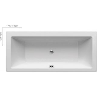 

Ванна Ravak FORMY 01 170x75см белая (ножки CY00030000 отдельно) C691000000, Белый