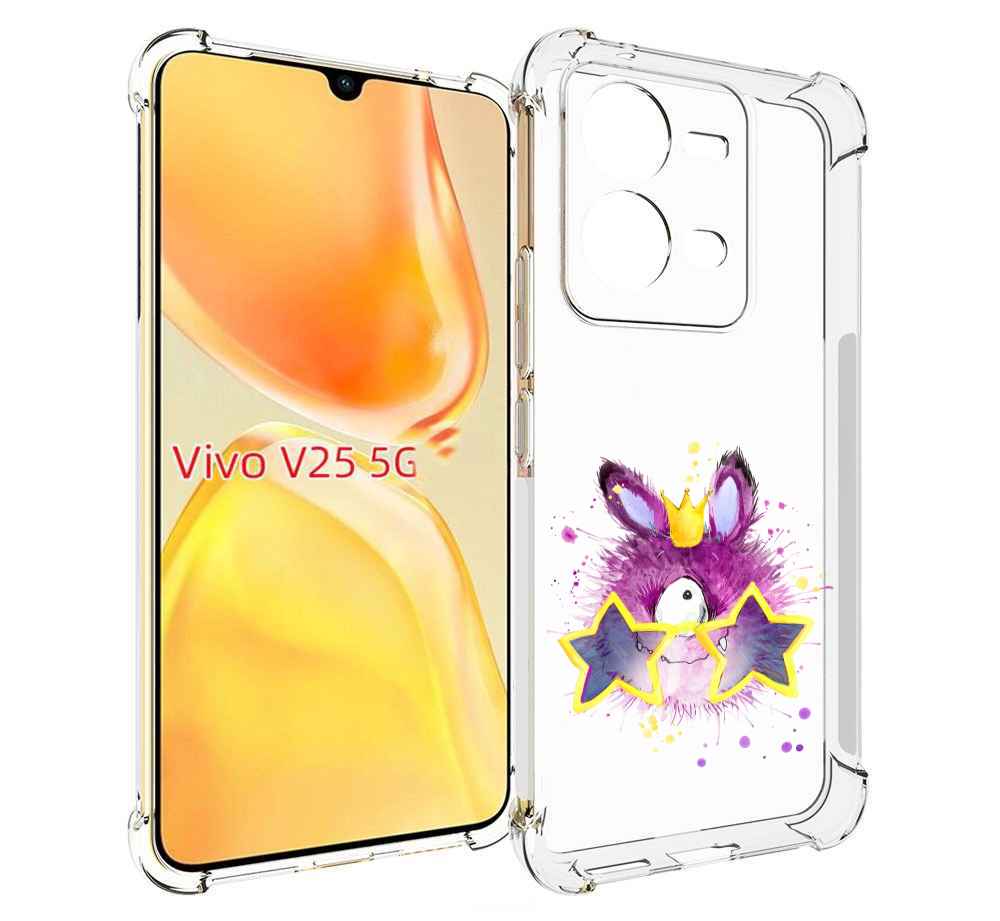 

Чехол MyPads Шуршуля для Vivo V25 5G / V25e, Прозрачный, Tocco