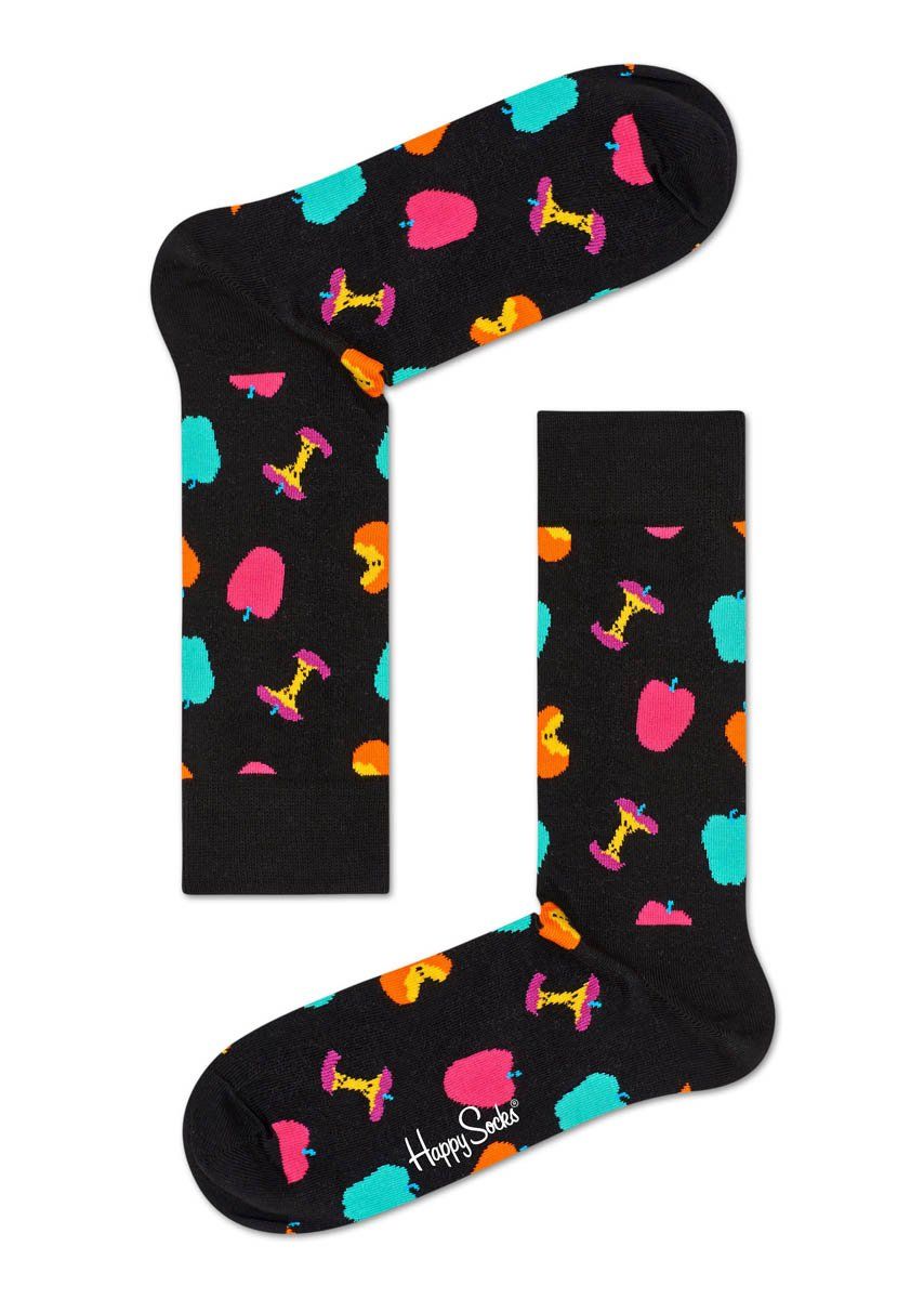 

Носки унисекс Happy Socks APP01 черные 25, Черный, APP01