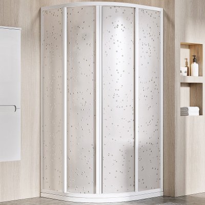 

Ravak Душевой уголок Ravak Supernova SKCP4-90 195 3117O10211 профиль Белый стекло Pearl