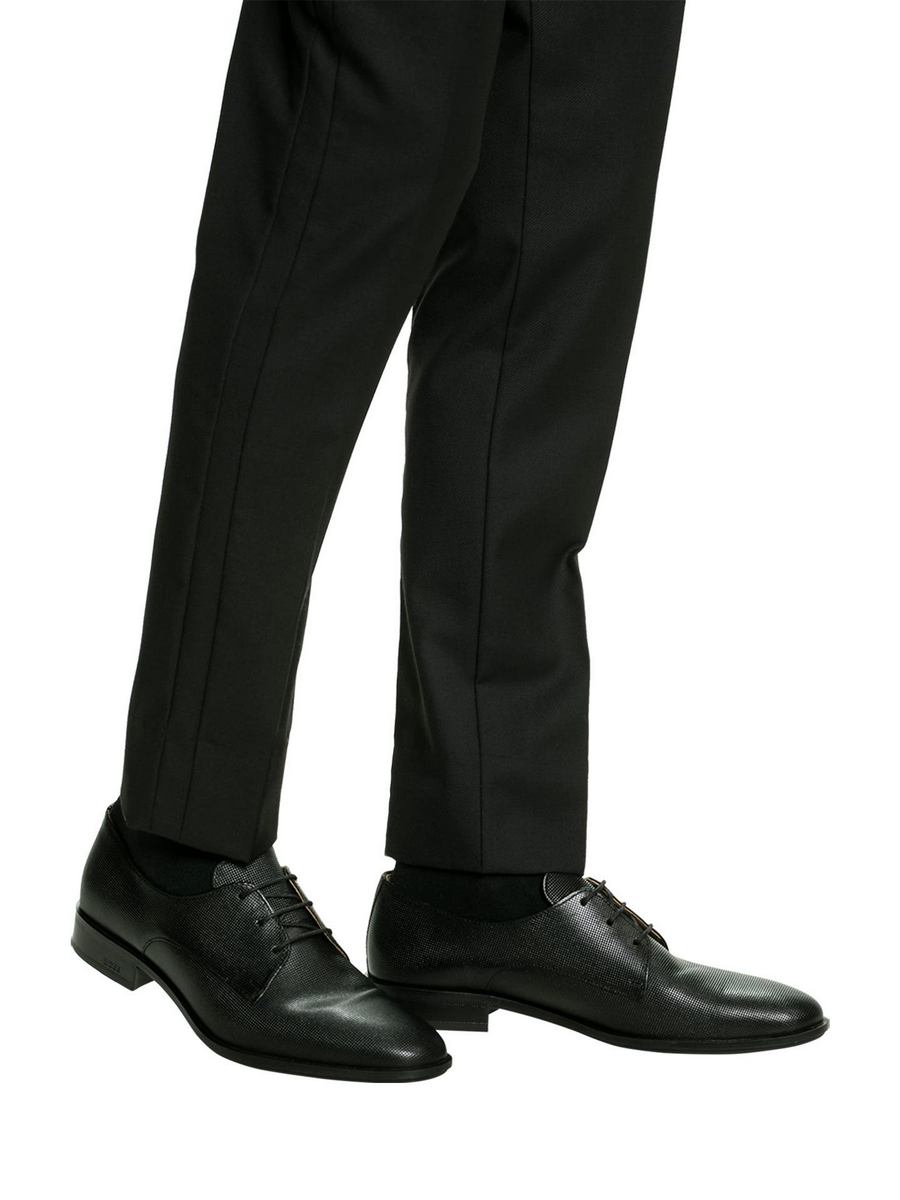 

Туфли мужские BOSS 1389661 черные 43 EU, Черный, 001389661