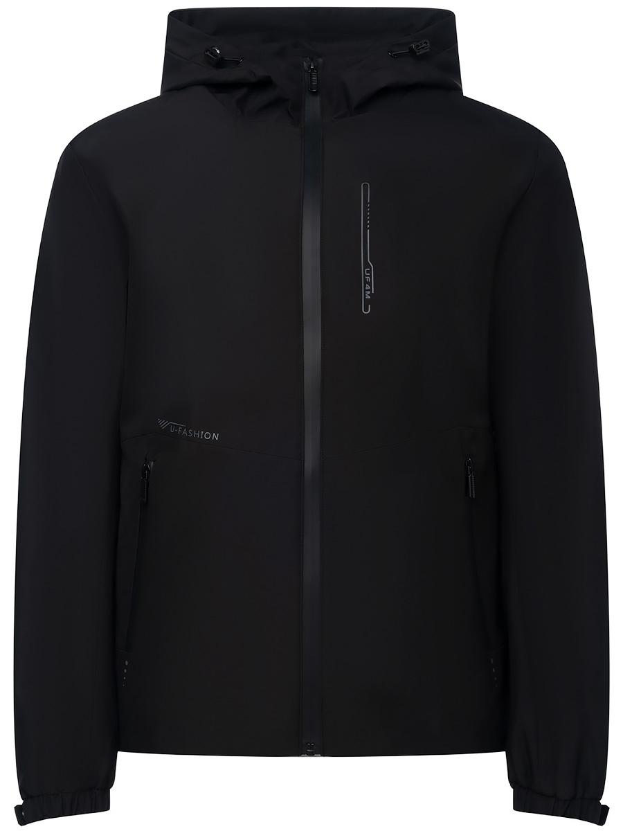 

Ветровка мужская URBAN FASHION FOR MEN UFXBS3WJ111 черная 50 RU, Черный, UFXBS3WJ111