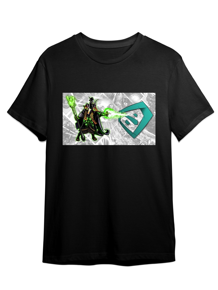 фото Футболка унисекс сувенирshop dota 2/дота 2/rubick 4 черный 2xl