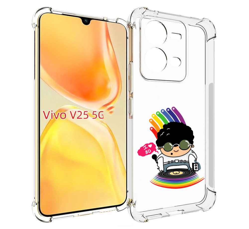 

Чехол MyPads Я люблю 80-е для Vivo V25 5G / V25e, Прозрачный, Tocco