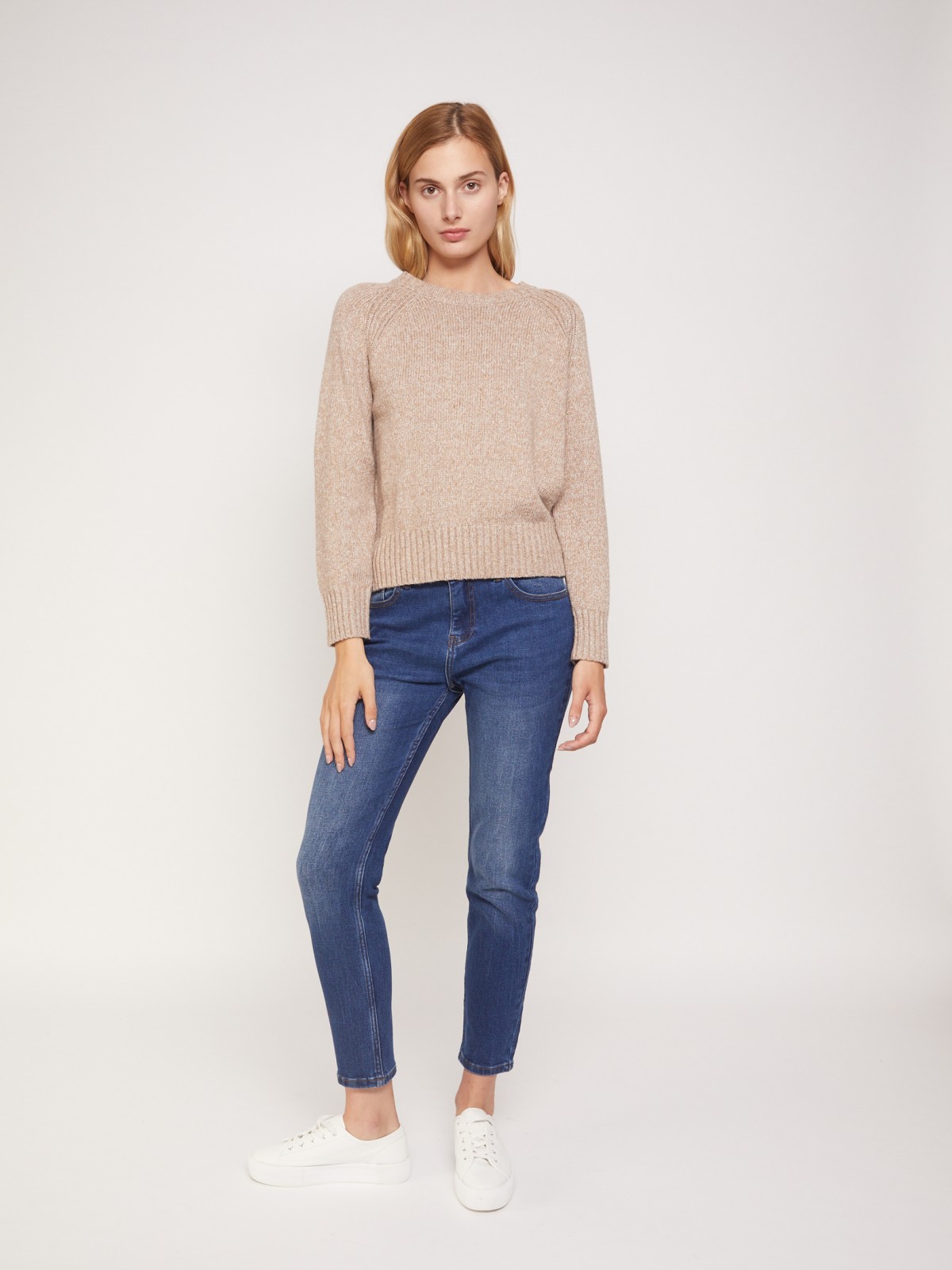 

Джемпер женский Zolla 021346143143 бежевый XL, 021346143143