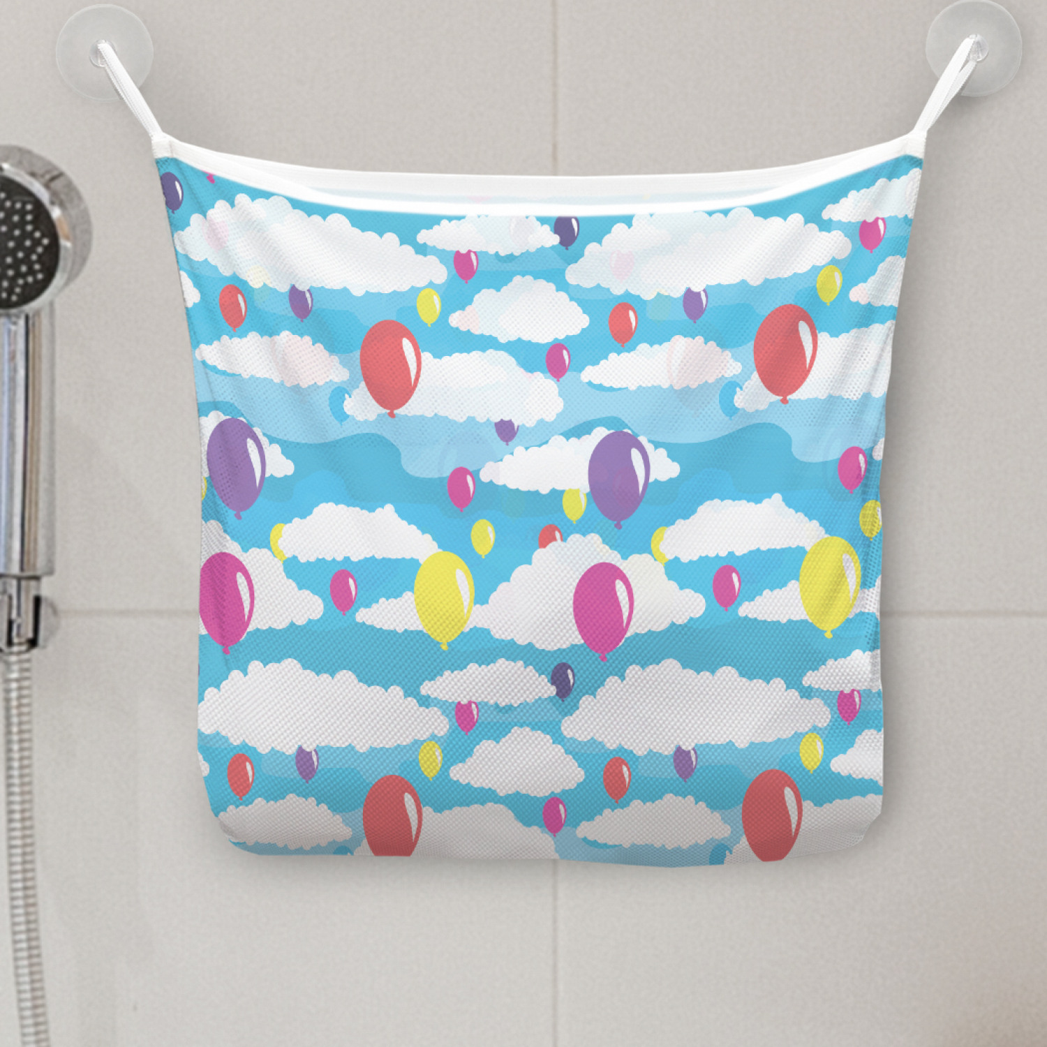 фото Органайзер для ванной joyarty "шаровая радуга", 39x33 см