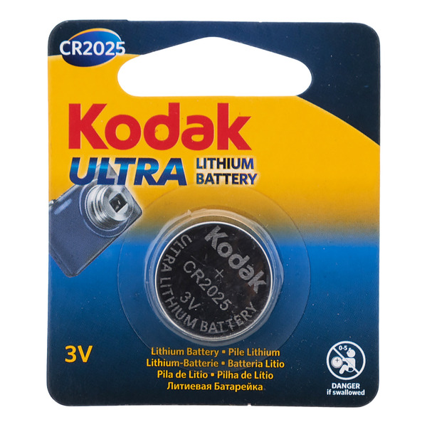 фото Батарейка kodak cr2025 / 3в / 3v / в блистере 1 штука