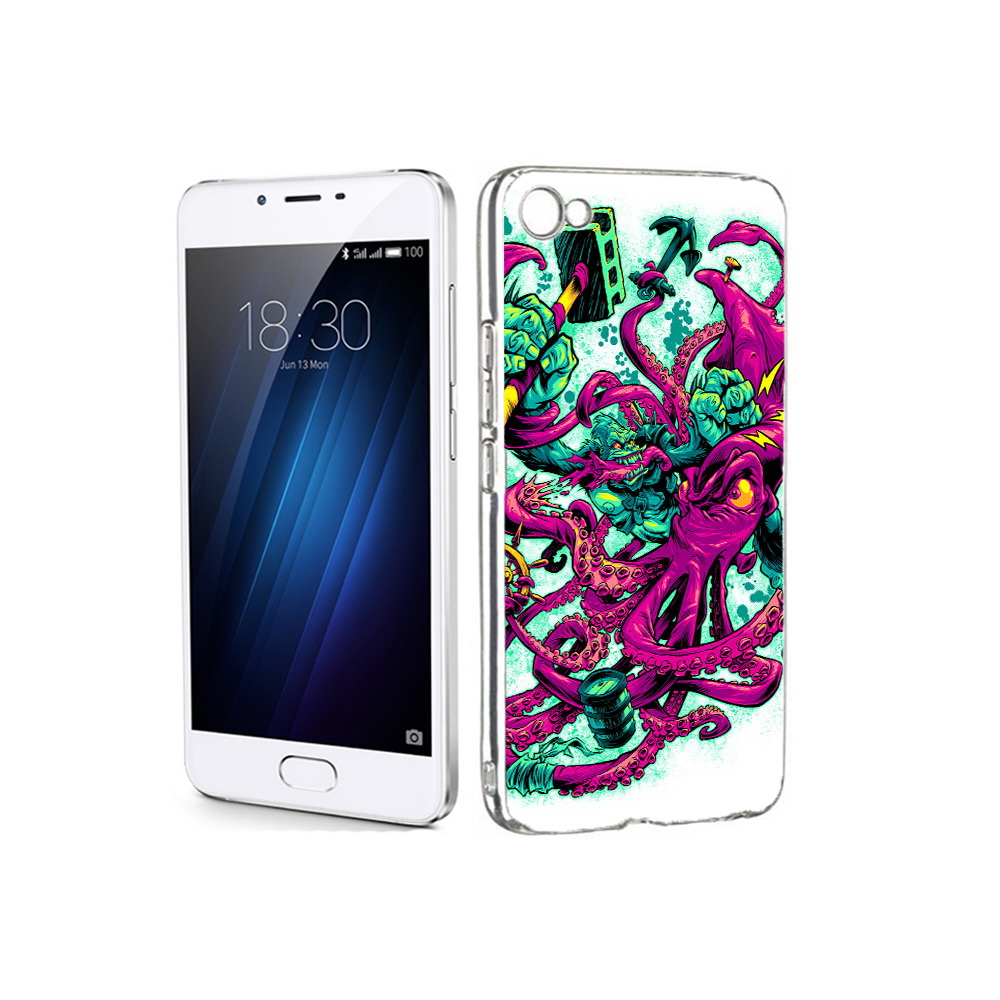 

Чехол MyPads Tocco для Meizu U20 фиолетовый кракен (PT50622.85.657), Прозрачный, Tocco